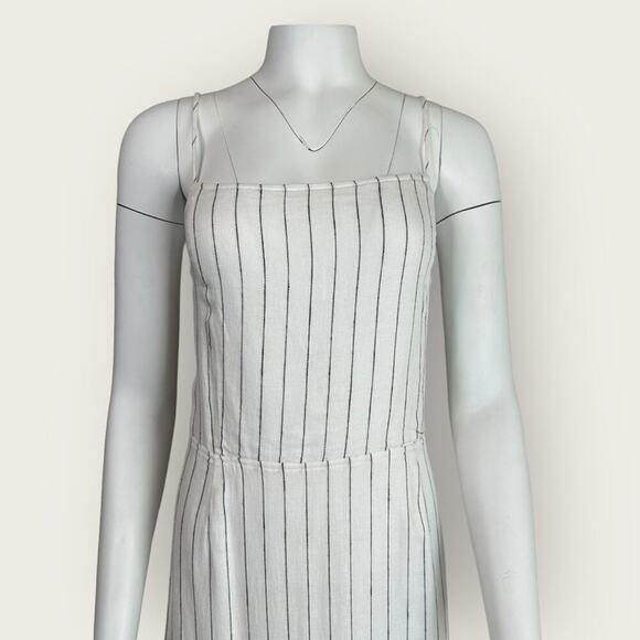 EUC | Avec Les Filles | Striped Midi Dress | White | XL - Picture 13 of 13